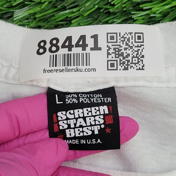 Vintage Shoot The Berentzen Apple Liqueur Shirt M/L 21x27 USA Made - Picture 11 of 12